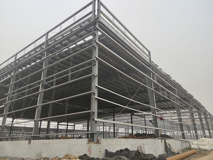 长宁钢结构厂房网架工程